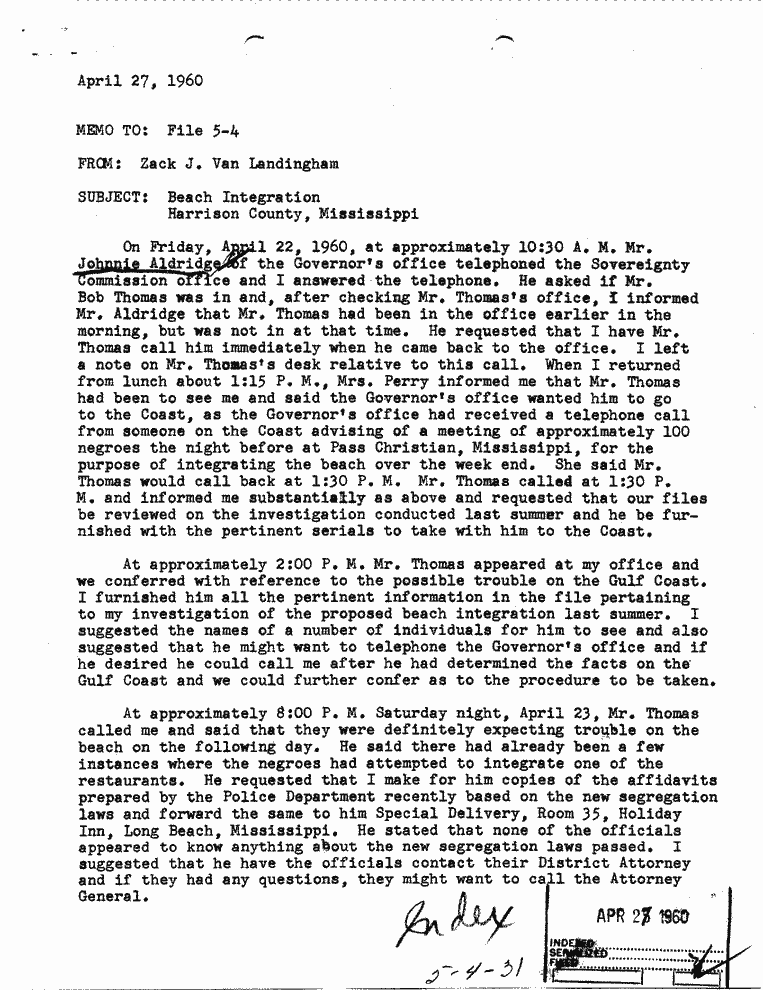 SCR ID # 5-4-0-31-1-1-1