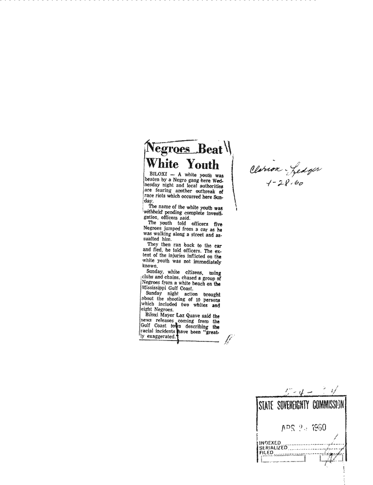 SCR ID # 5-4-0-34-1-1-1