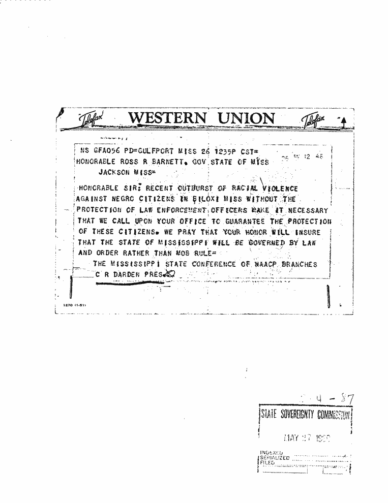 SCR ID # 5-4-0-85-1-1-1