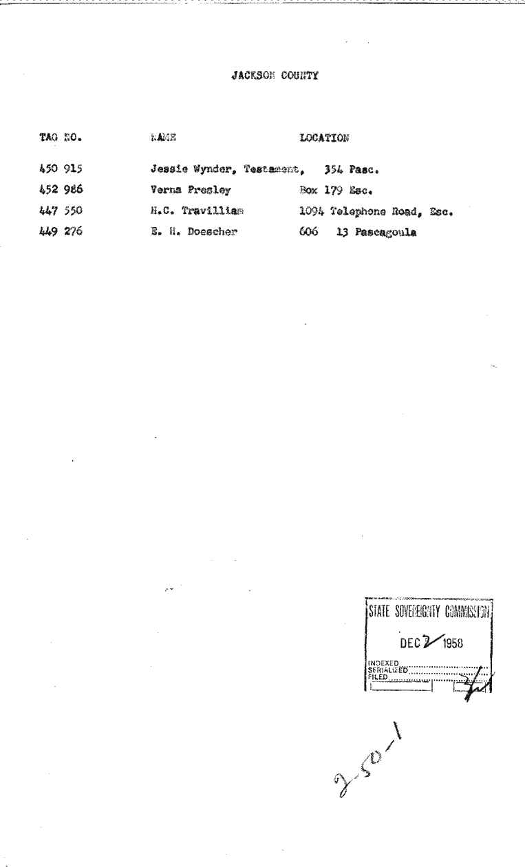 SCR ID # 2-50-0-1-1-1-1
