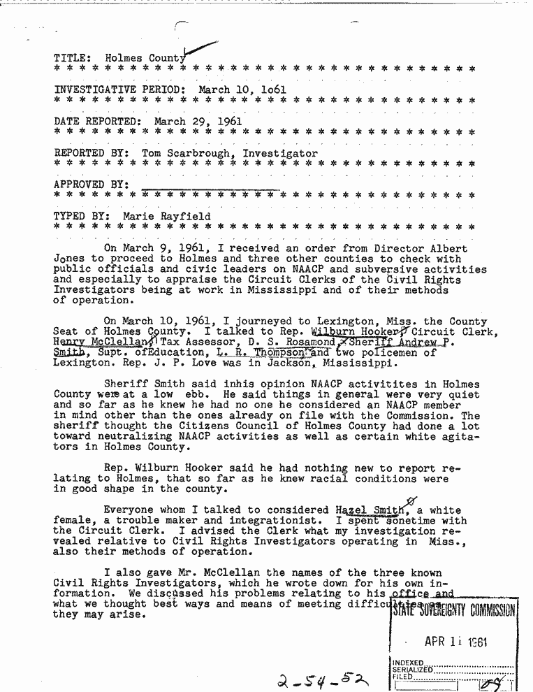 SCR ID # 2-54-1-50-1-1-1