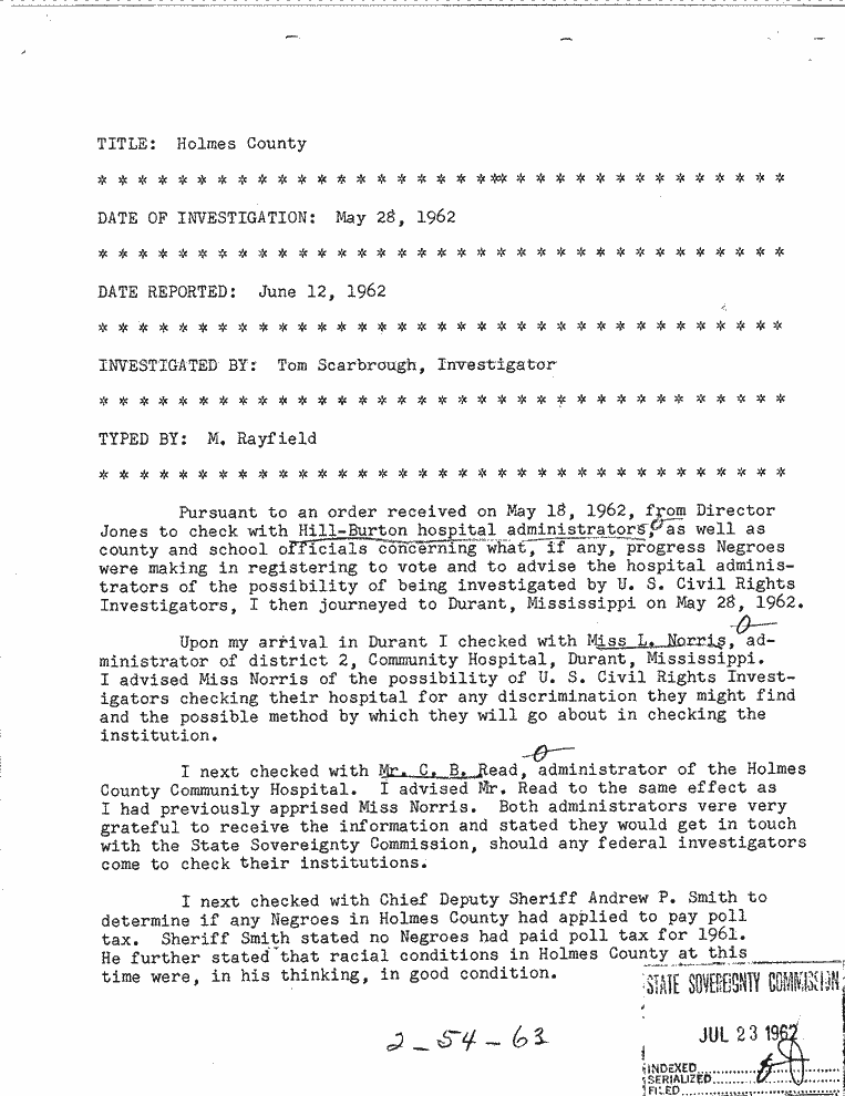 SCR ID # 2-54-1-62-1-1-1