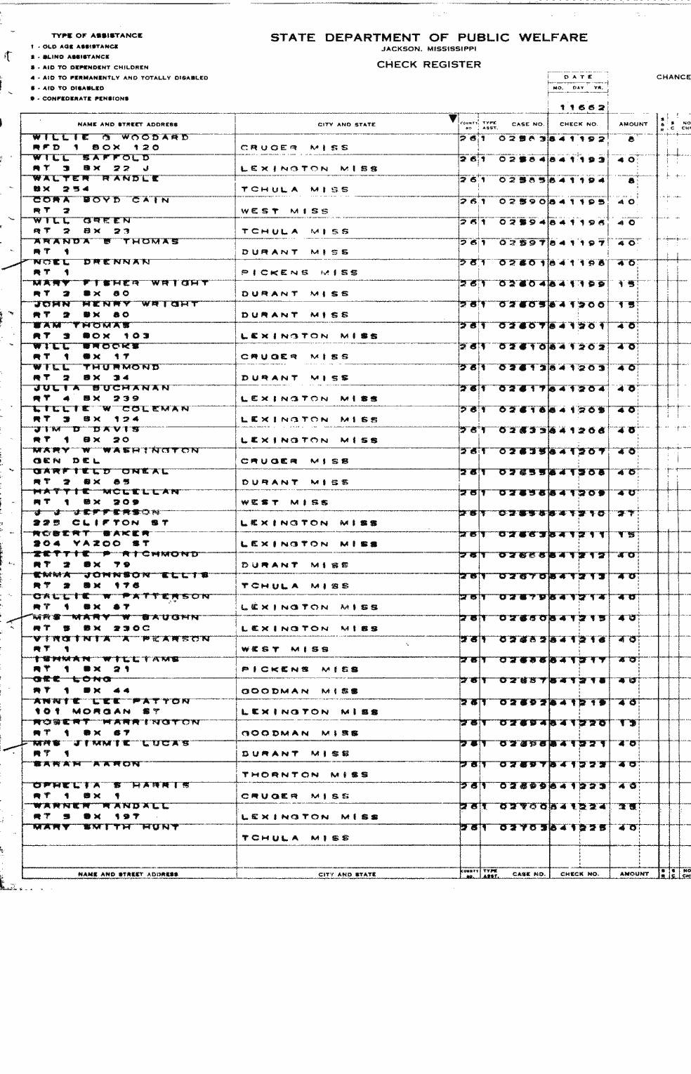 SCR ID # 2-54A-0-3-67-1-1