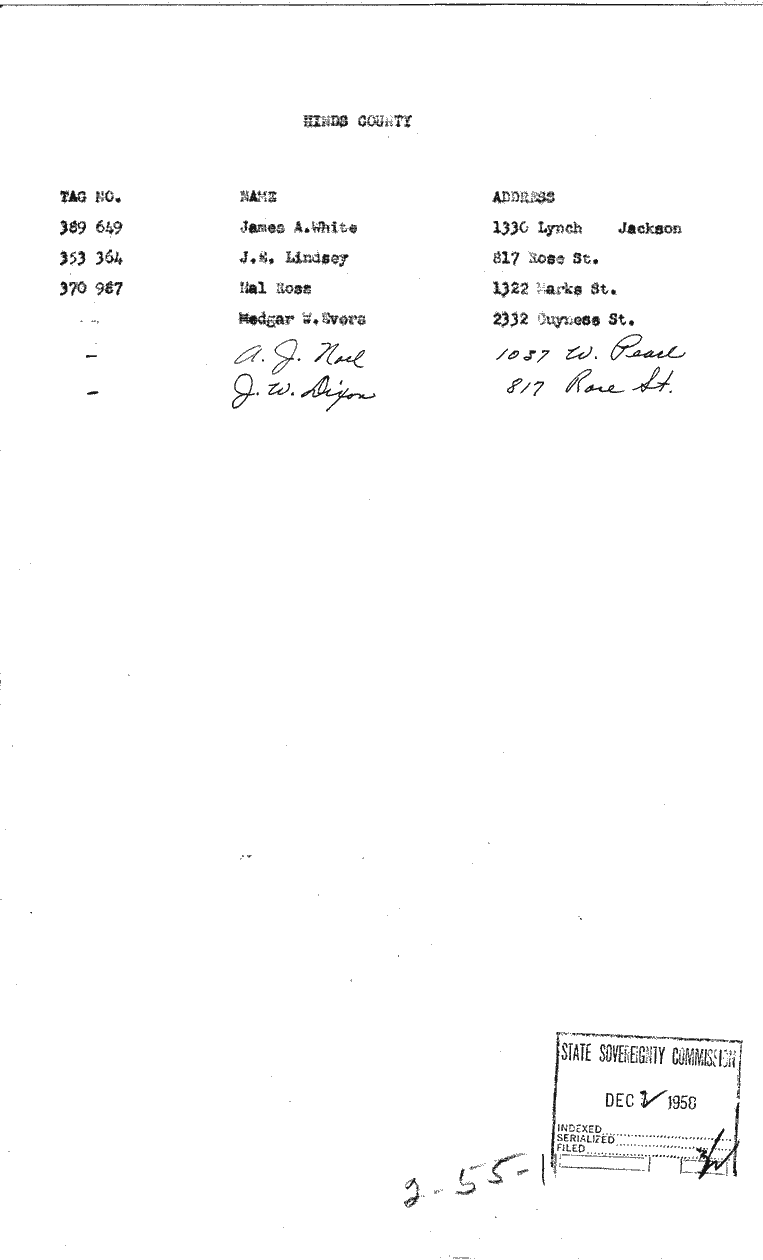 SCR ID # 2-55-1-1-1-1-1