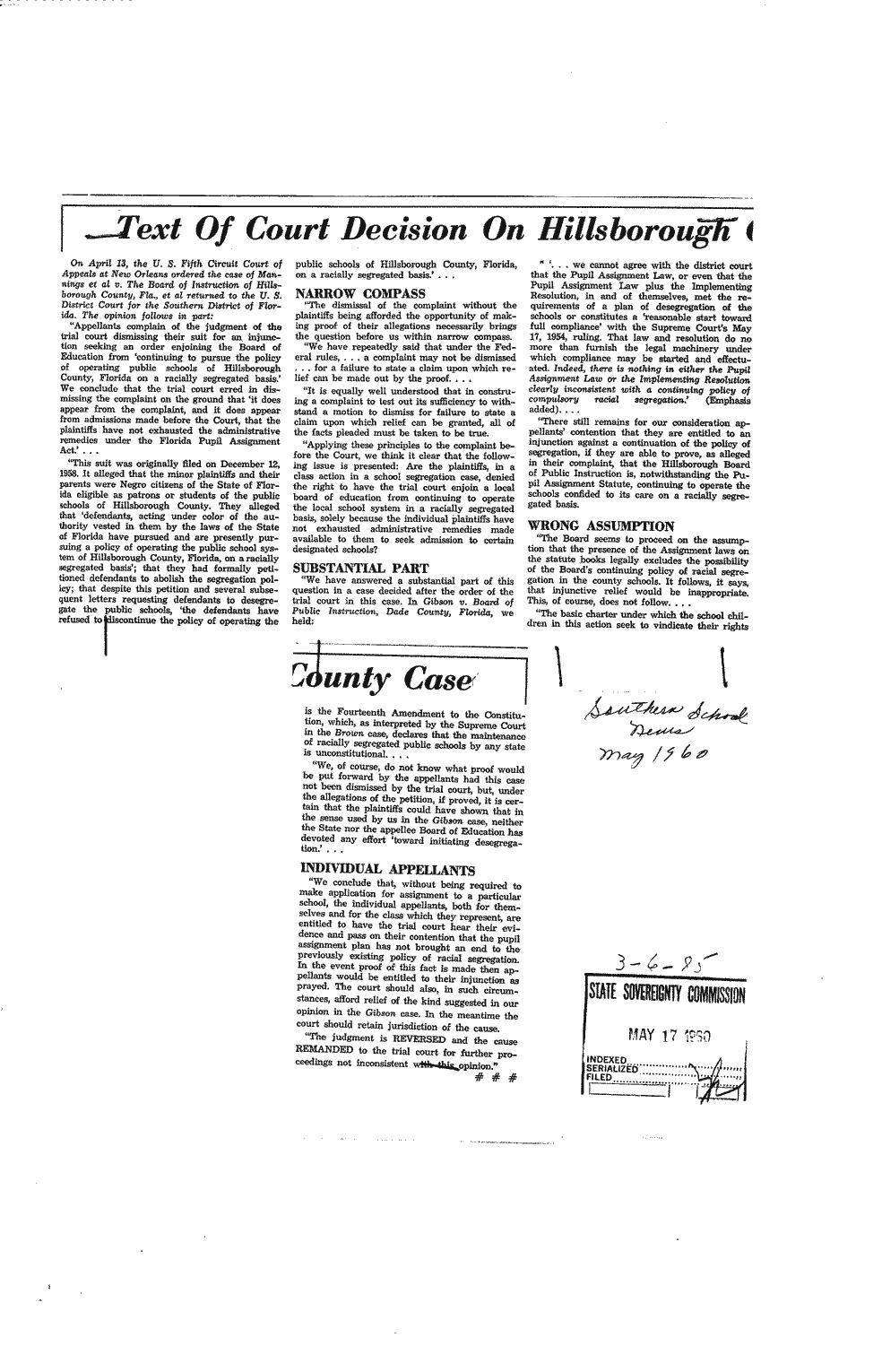 SCR ID # 3-6-2-44-1-1-1