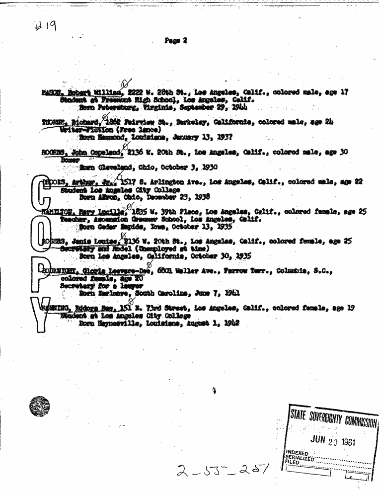 SCR ID # 2-55-3-27-3-1-1