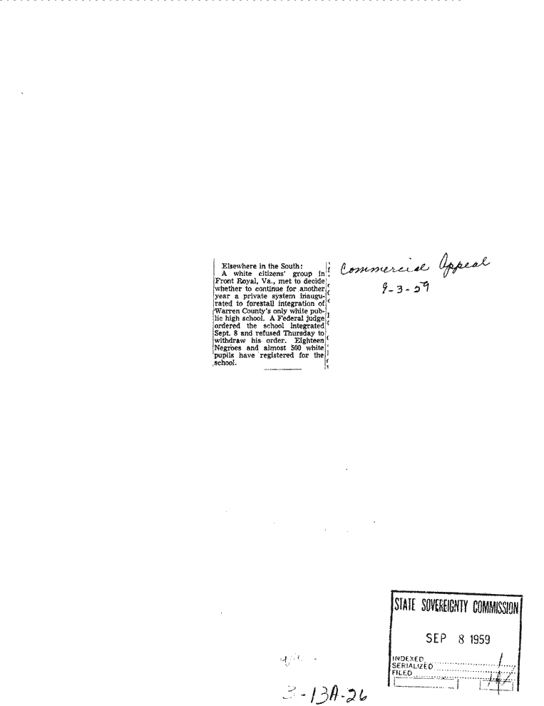 SCR ID # 3-13A-0-26-1-1-1