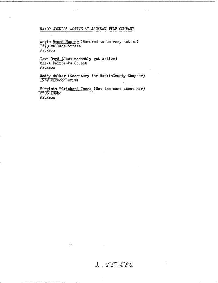 SCR ID # 2-55-11-61-1-1-1