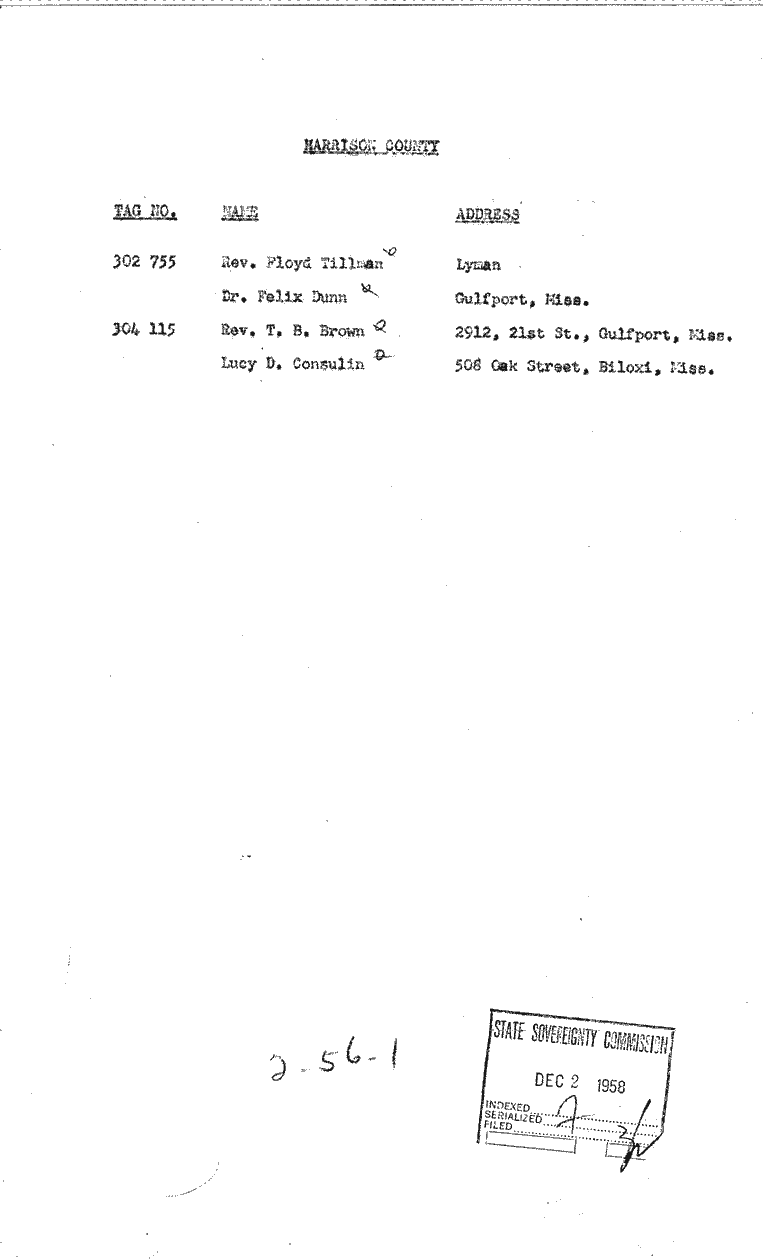 SCR ID # 2-56-1-1-1-1-1