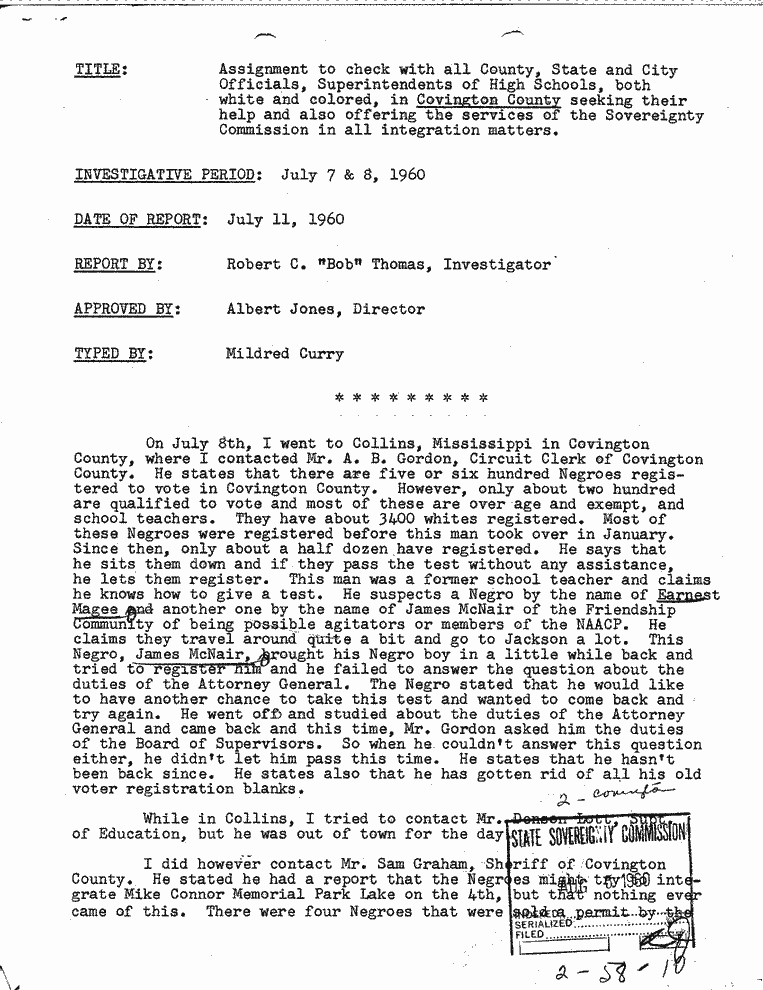 SCR ID # 2-58-0-10-1-1-1