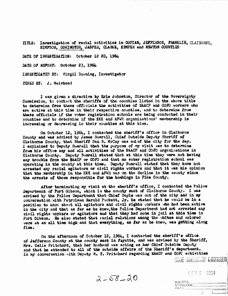 SCR ID # 2-58-0-22-1-1-1