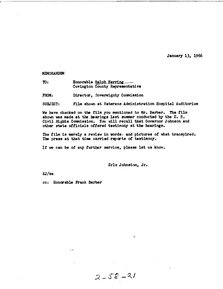 SCR ID # 2-58-0-23-1-1-1