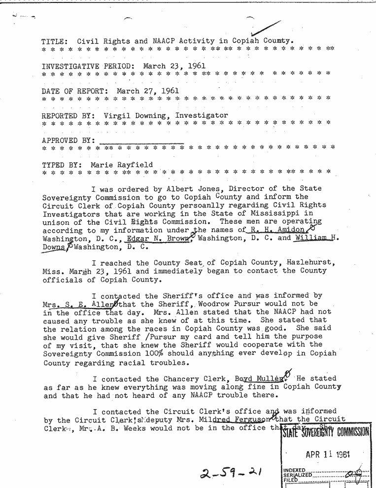 SCR ID # 2-59-0-23-1-1-1
