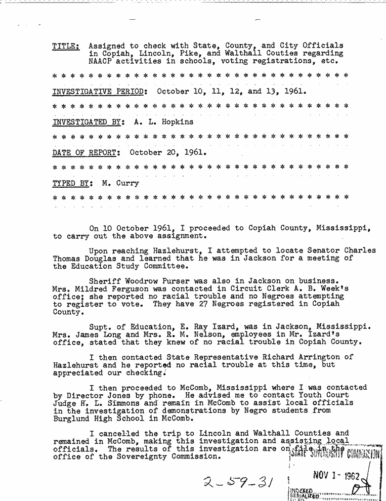 SCR ID # 2-59-0-35-1-1-1