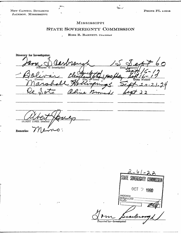 SCR ID # 2-61-1-22-1-1-1