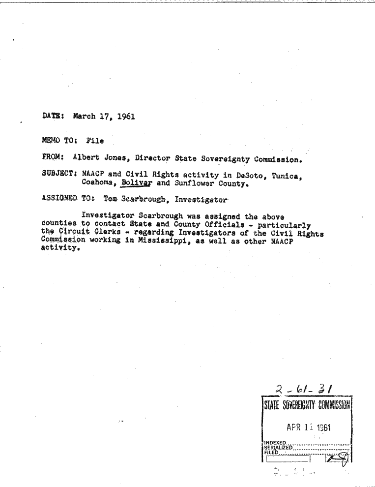 SCR ID # 2-61-1-29-1-1-1