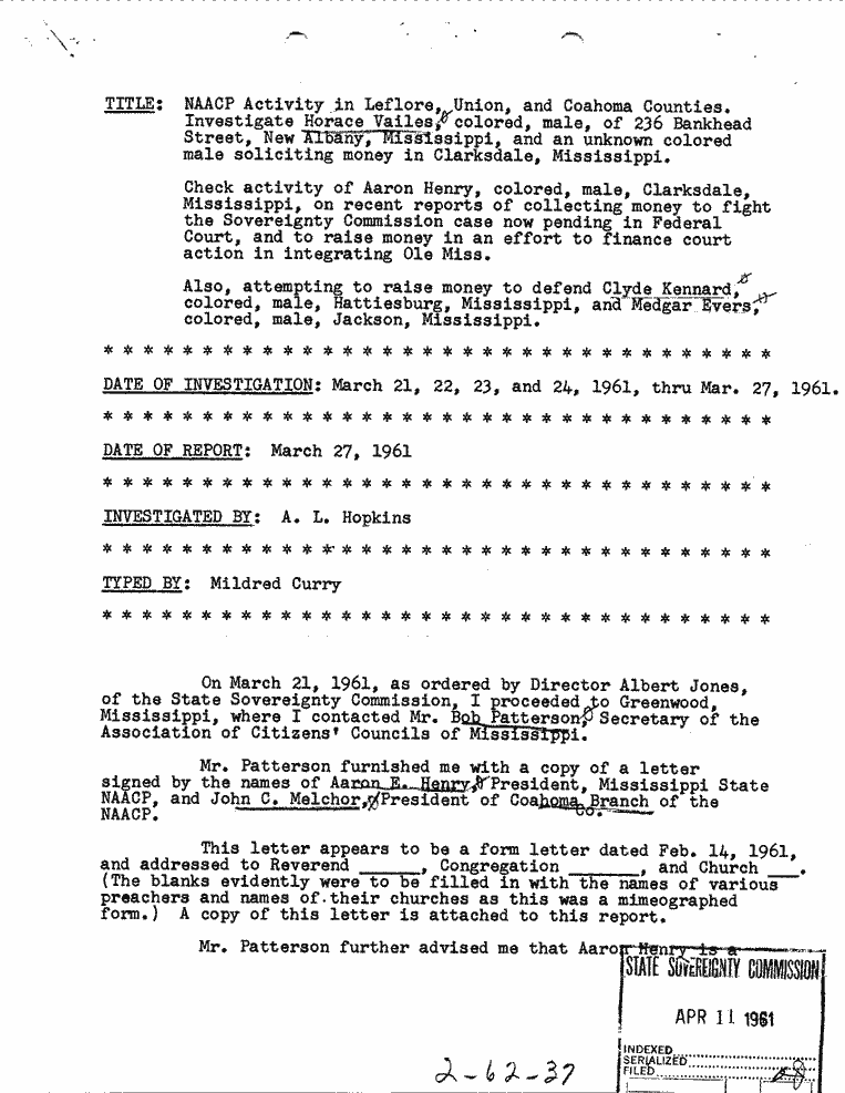 SCR ID # 2-62-1-38-1-1-1