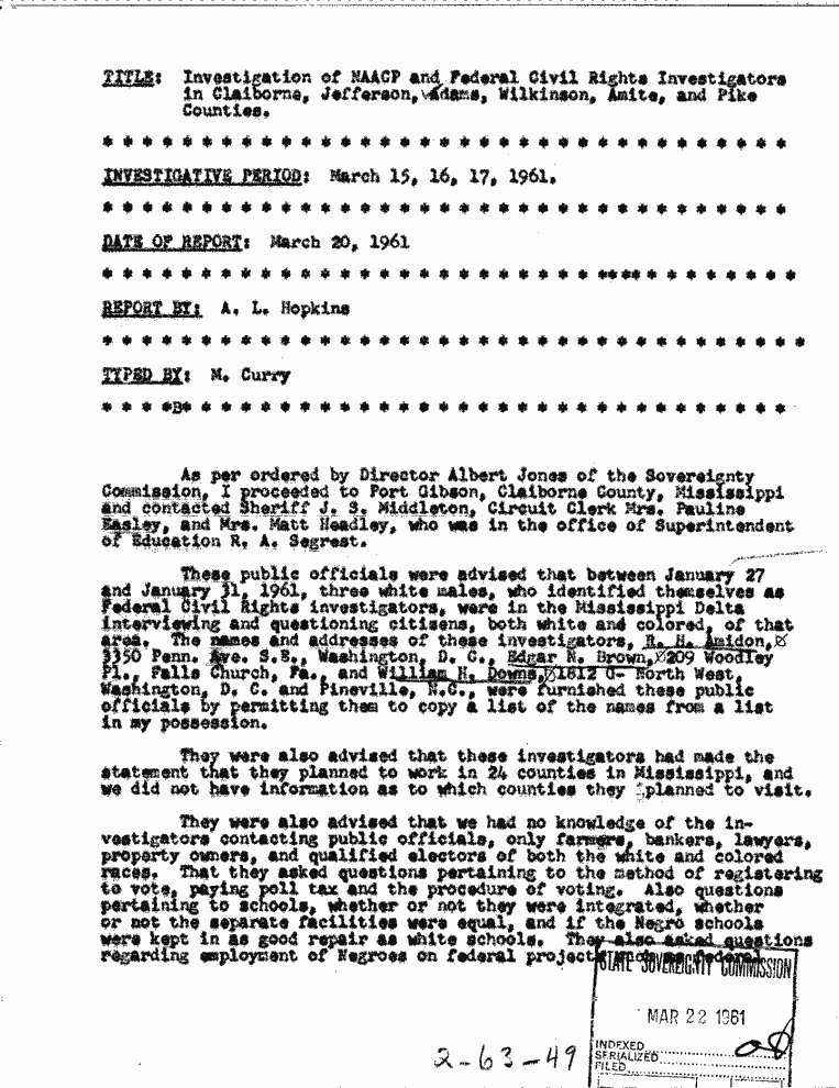 SCR ID # 2-63-1-47-1-1-1