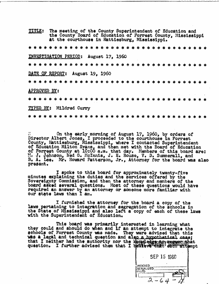 SCR ID # 2-64-1-5-1-1-1