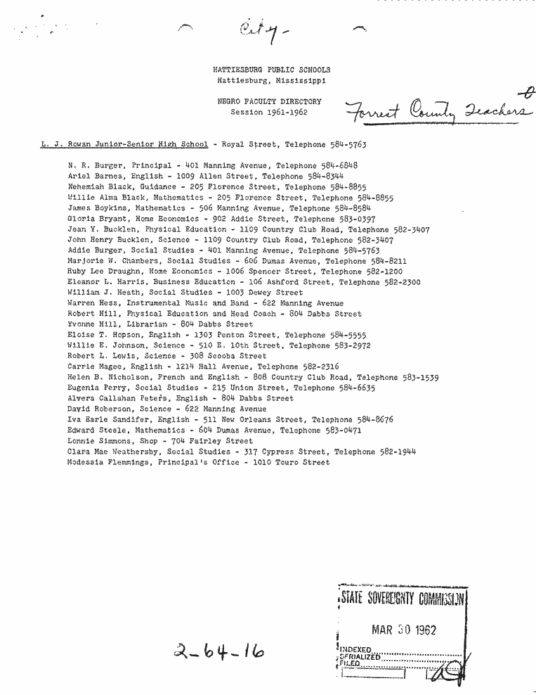SCR ID # 2-64-1-32-1-1-1