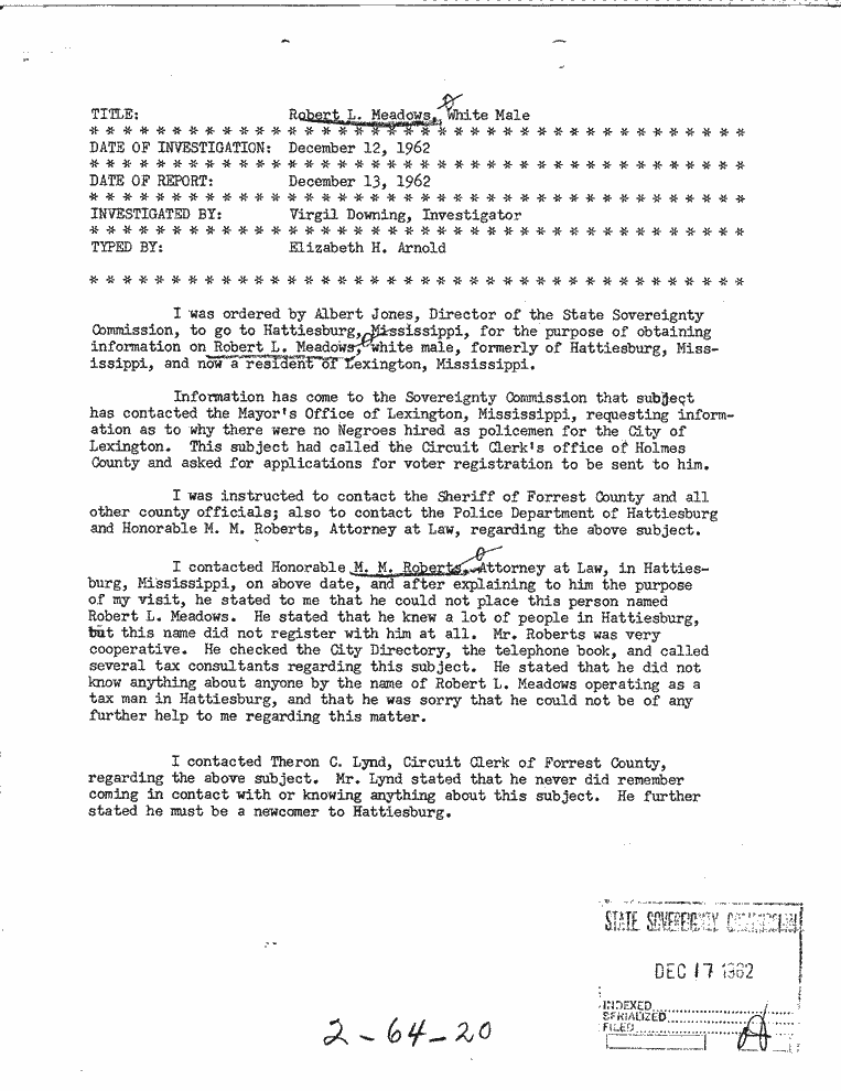 SCR ID # 2-64-1-35-1-1-1