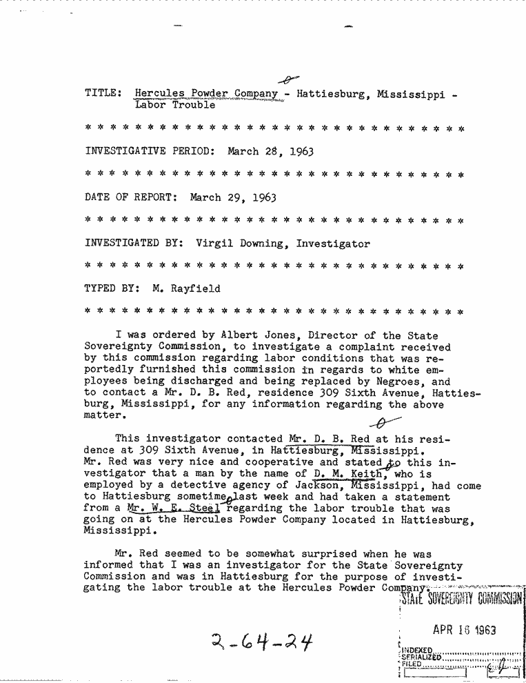 SCR ID # 2-64-1-50-1-1-1