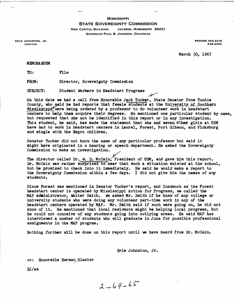 SCR ID # 2-64-1-99-1-1-1