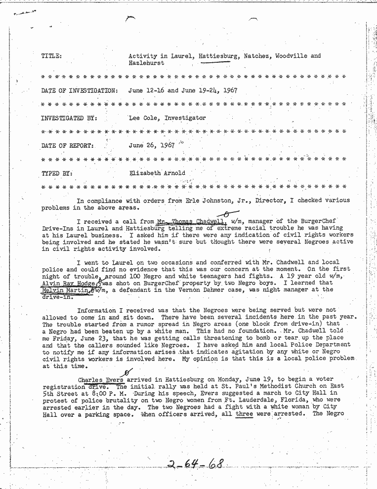 SCR ID # 2-64-1-105-1-1-1