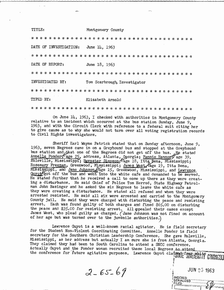 SCR ID # 2-65-0-99-1-1-1