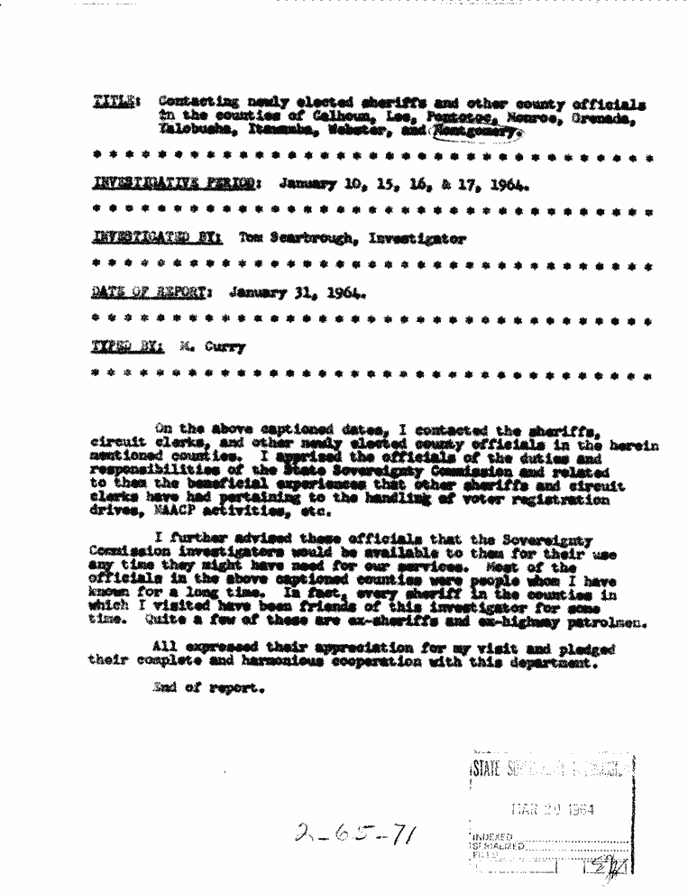 SCR ID # 2-65-0-101-1-1-1