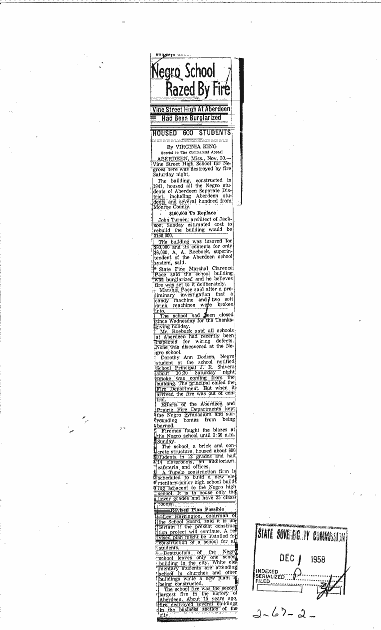 SCR ID # 2-67-0-2-1-1-1