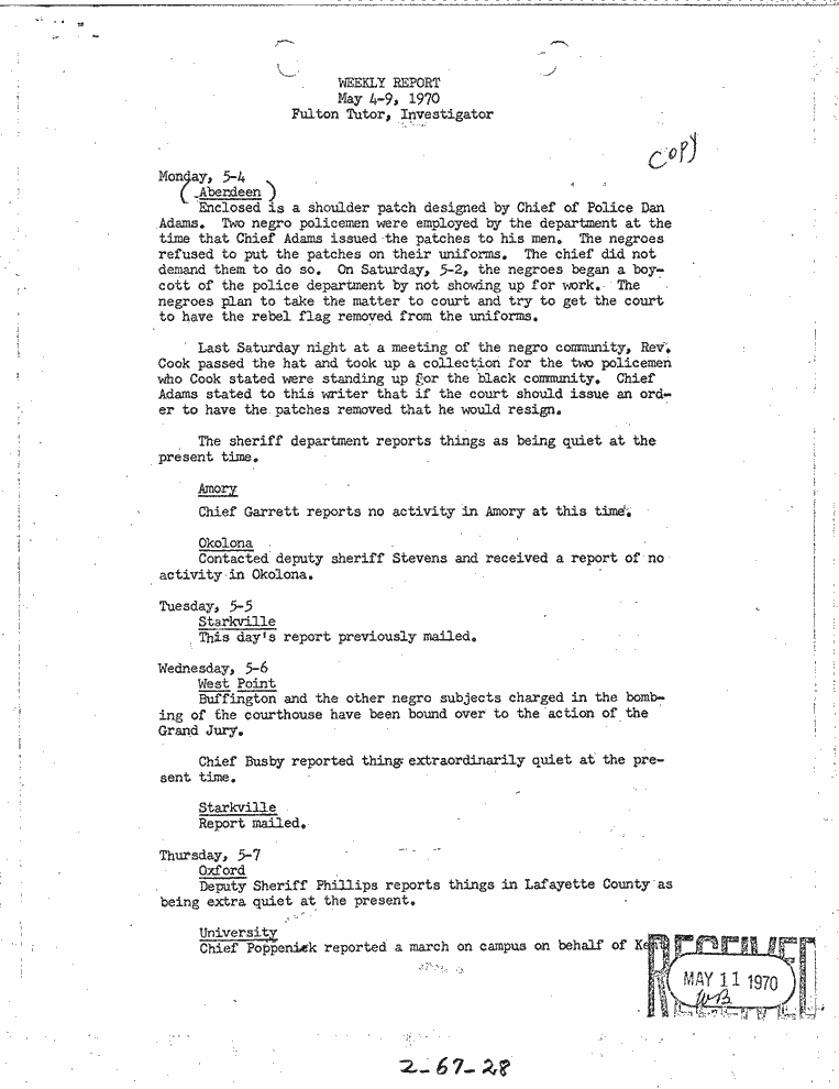 SCR ID # 2-67-0-39-1-1-1