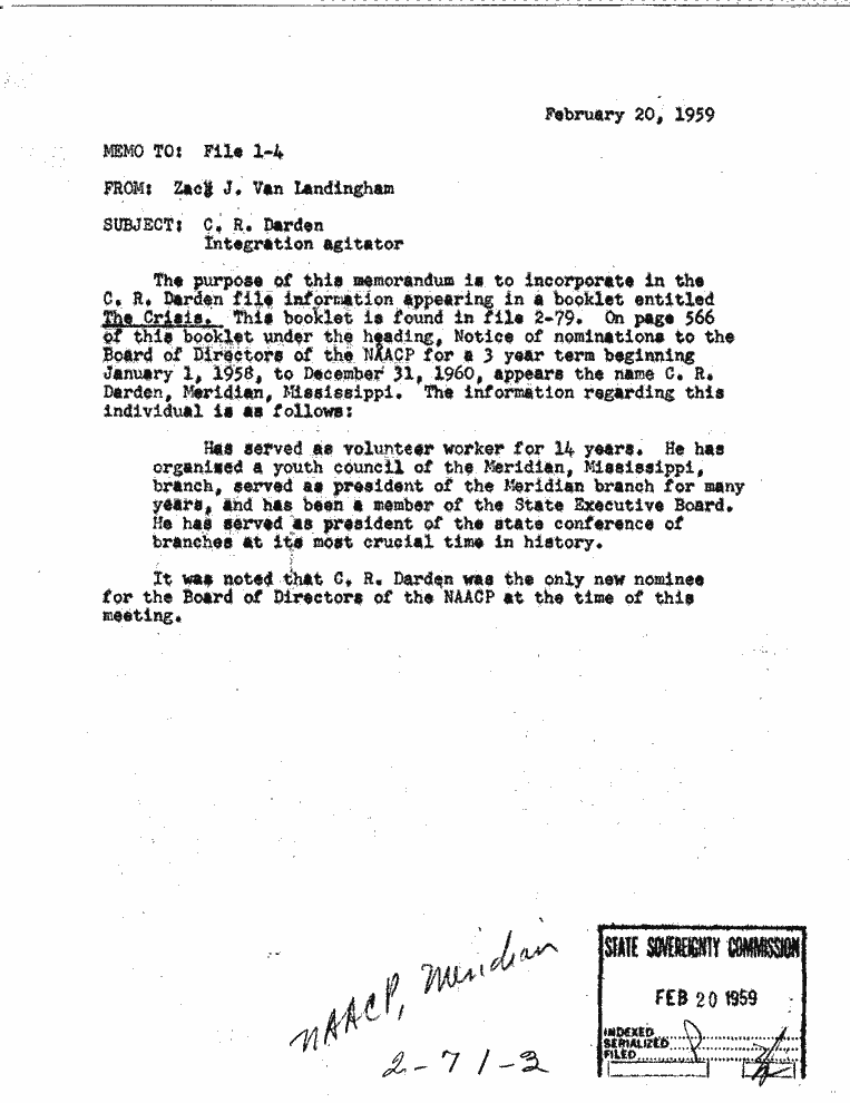 SCR ID # 2-71-0-3-1-1-1