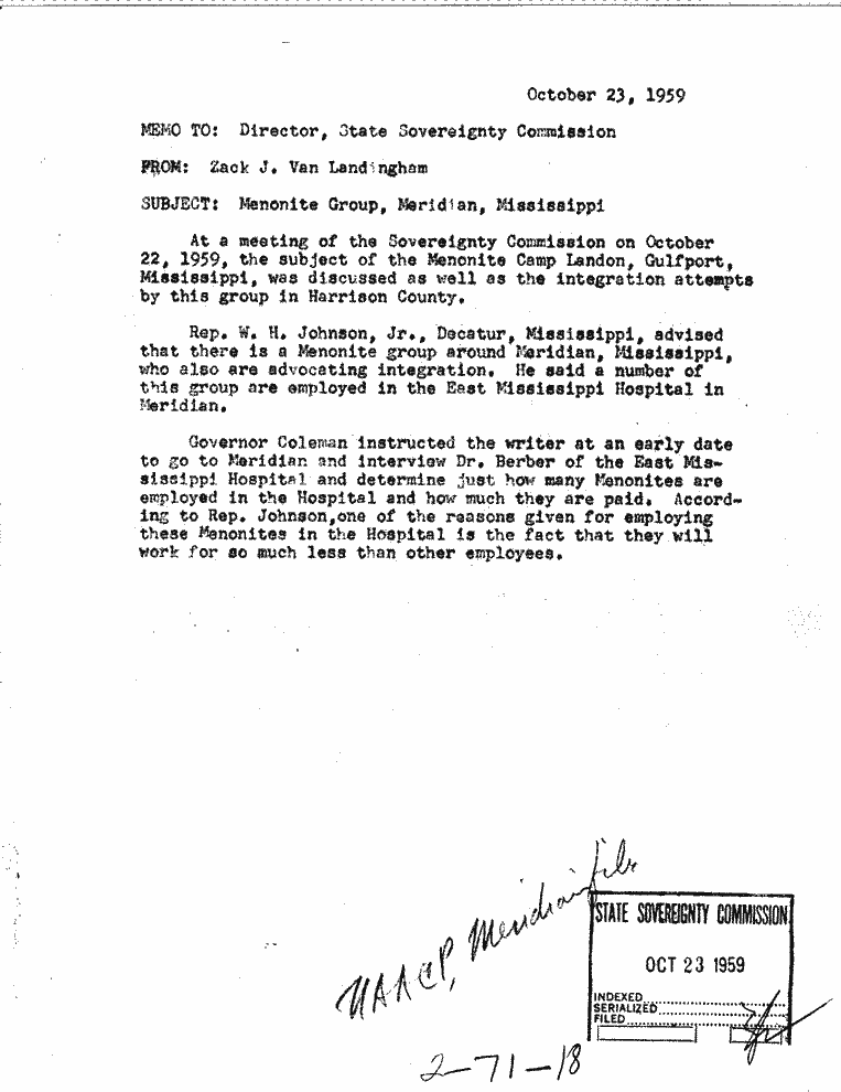 SCR ID # 2-71-0-18-1-1-1