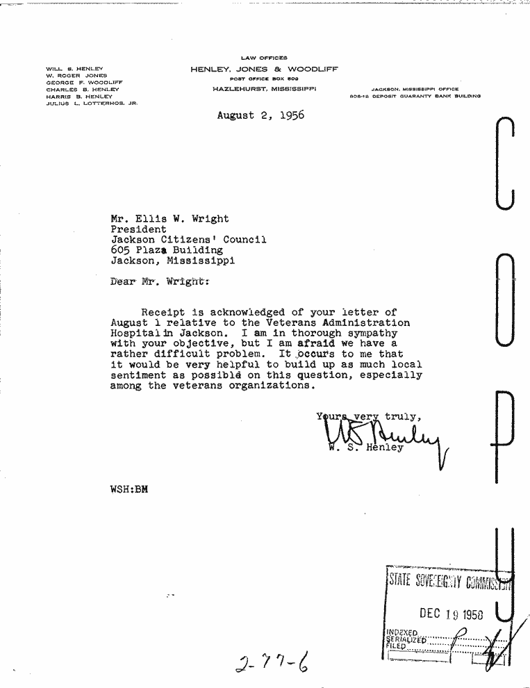 SCR ID # 2-77-0-6-1-1-1