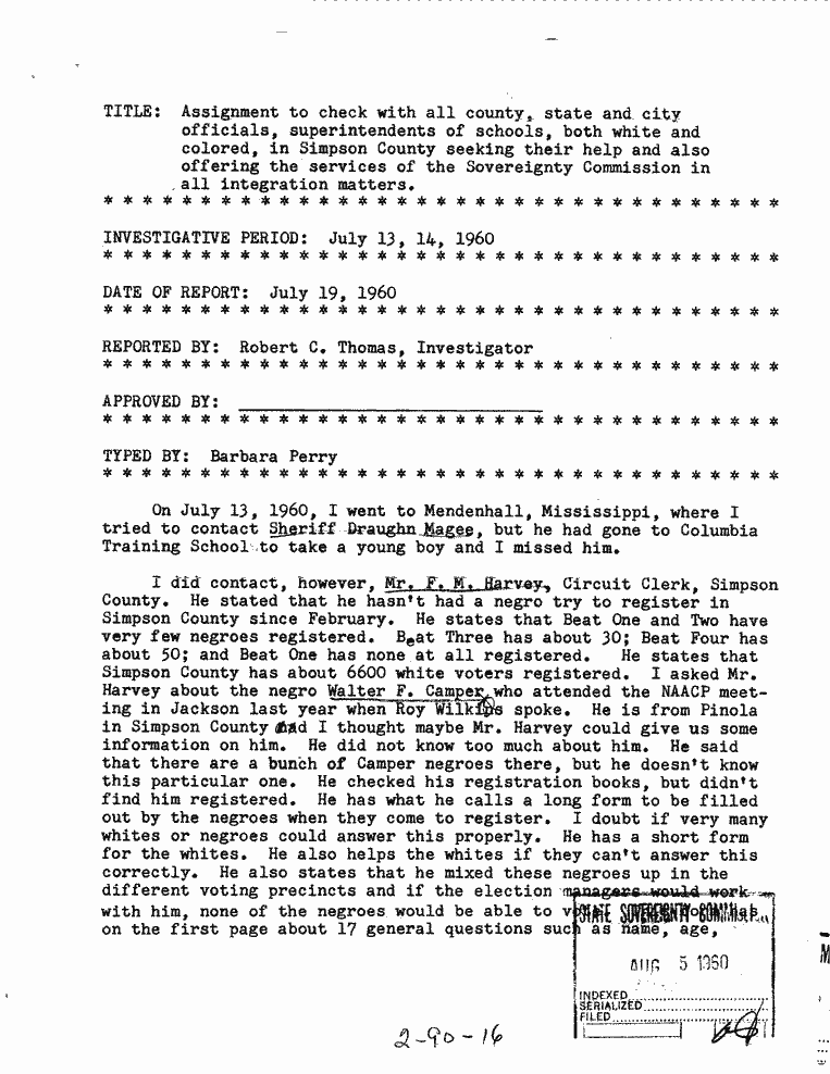 SCR ID # 2-90-0-15-1-1-1