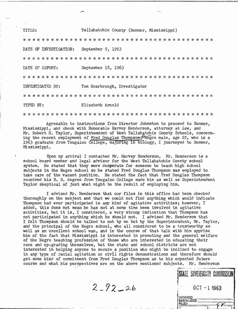 SCR ID # 2-92-0-33-1-1-1