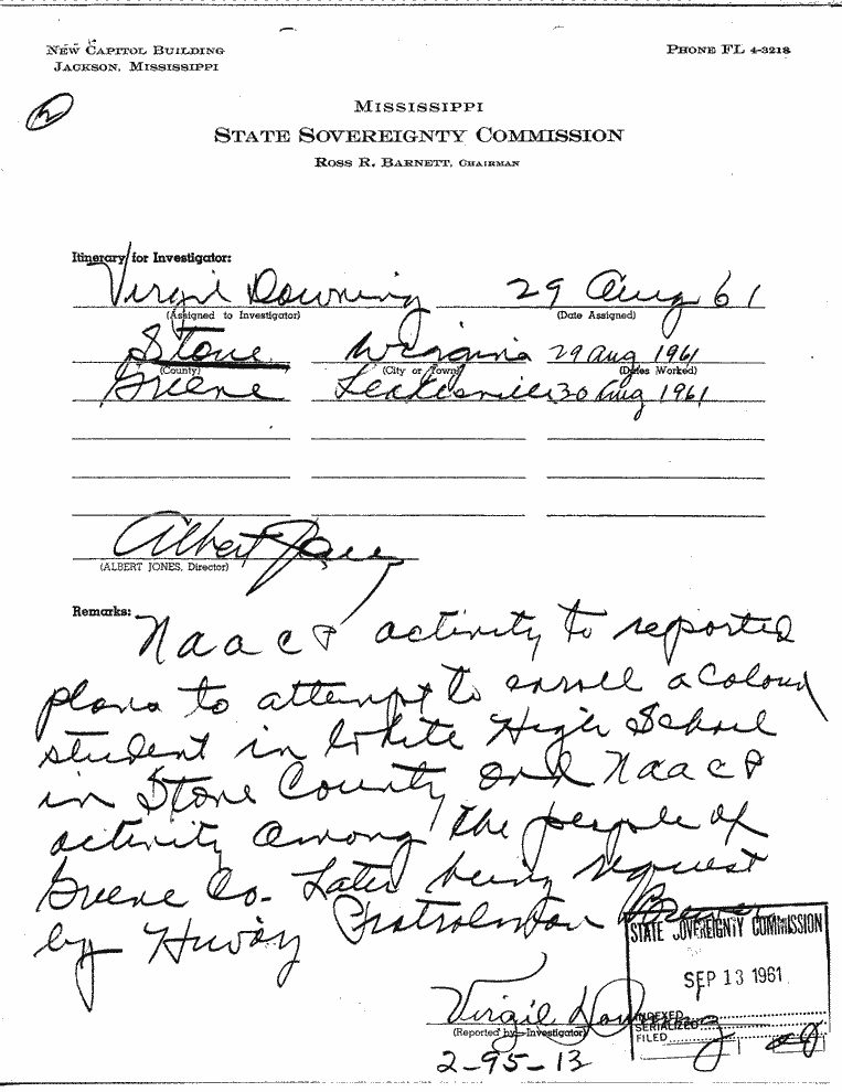 SCR ID # 2-95-0-12-1-1-1