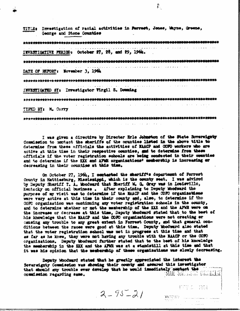 SCR ID # 2-95-0-22-1-1-1