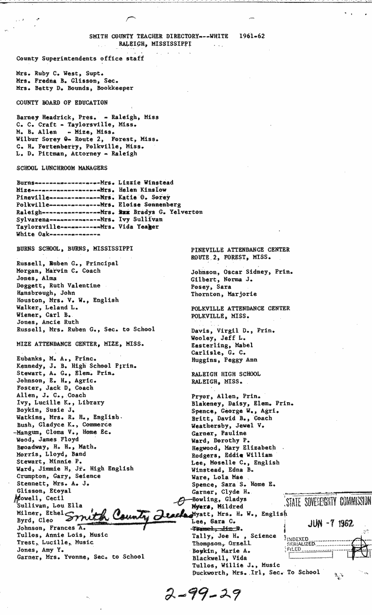 SCR ID # 2-99-0-26-1-1-1