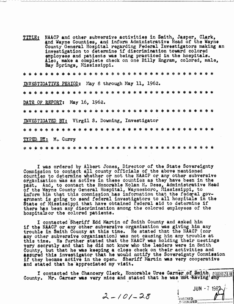 SCR ID # 2-101-0-23-1-1-1