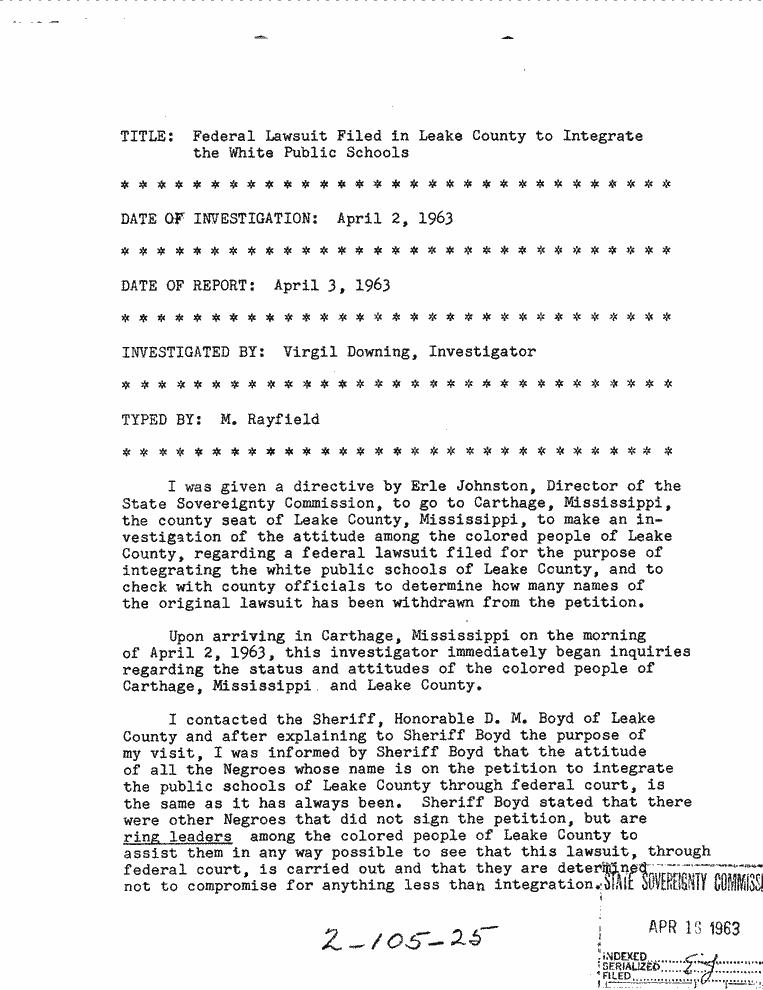 SCR ID # 2-105-0-36-1-1-1
