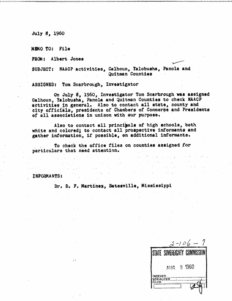 SCR ID # 2-106-0-8-1-1-1