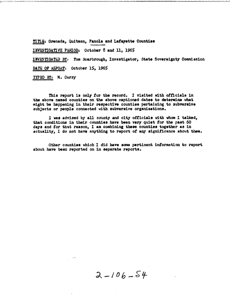 SCR ID # 2-106-0-50-1-1-1