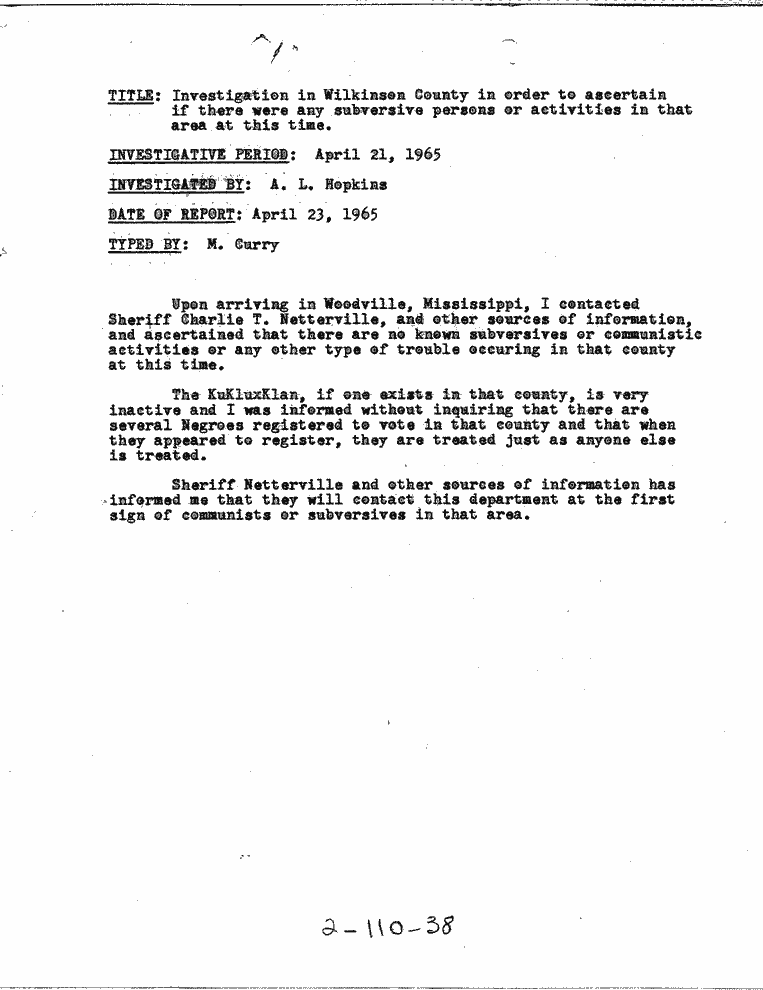 SCR ID # 2-110-0-39-1-1-1