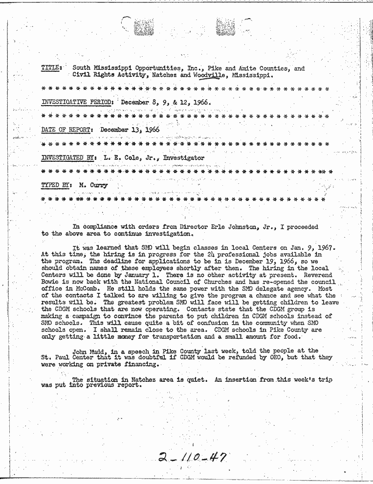 SCR ID # 2-110-0-49-1-1-1