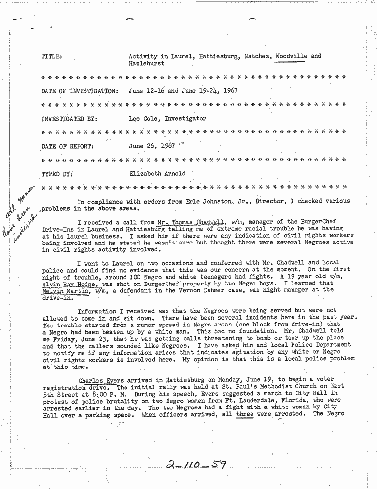 SCR ID # 2-110-0-67-1-1-1