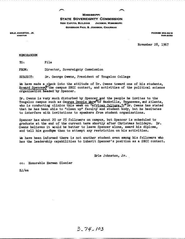 SCR ID # 3-74-2-69-1-1-1