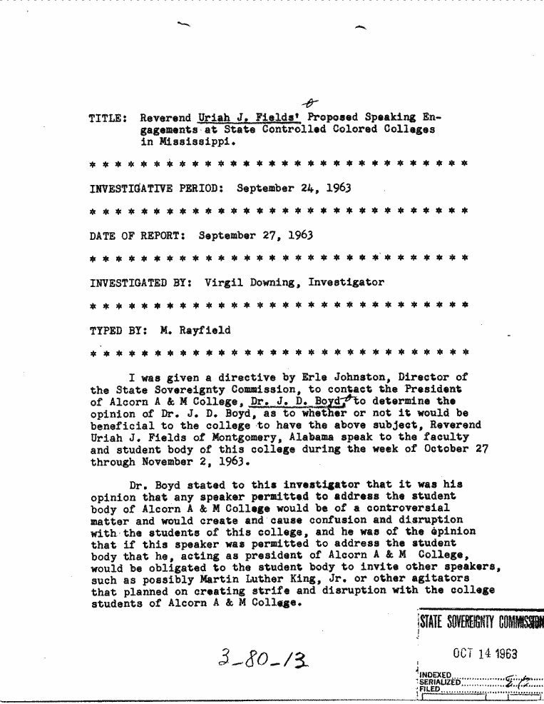 SCR ID # 3-80-0-13-1-1-1