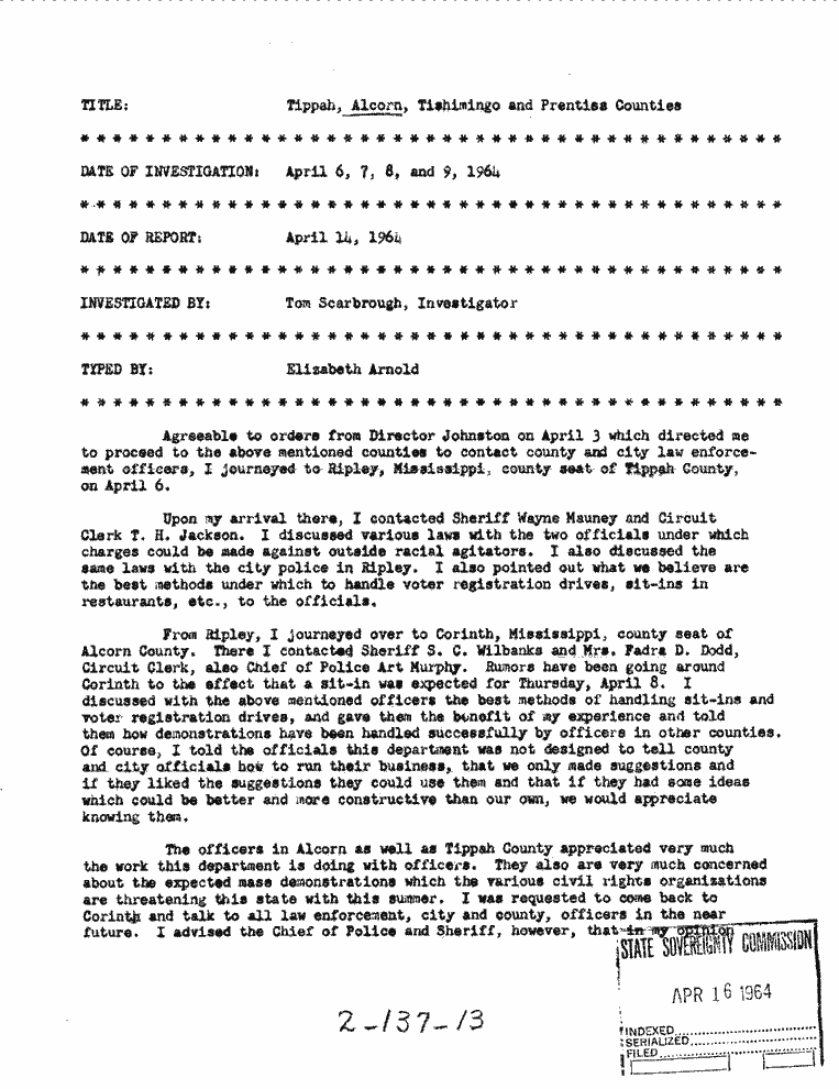 SCR ID # 2-137-0-25-1-1-1